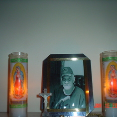 Michael and I light candles every night for Papi for a year. It was too painful and we let papi's memory be of him in Heaven. Our last name 'Vela' means candle in English.