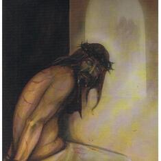 Eyewitness in the Holy Spirit - Christ awaiting HIS judgement donated to Beacon Place's chapel. This picture of Christ that papi never saw looks a lot like the picture of Christ he drew for me.