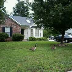 Michael and Kathleen's home in Greensboro, NC where dad lived after I brought him to my home. Went to Kansas City, KS to rescue dad from a nursing home. Boy was he happy.