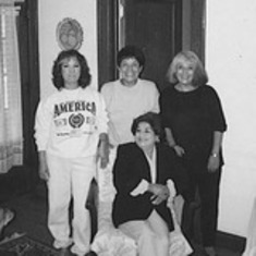Mary Lou Vela and daughters