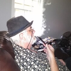 Michael Smoking Pipe 2015