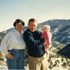 3 Generations Grandpop Lou. Mom VJ. Daughter Clarissa 12.1992