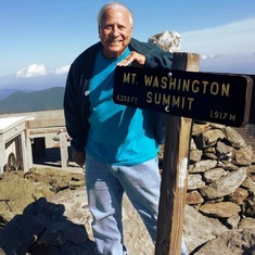 Climbed to the peak of Mt. Washington