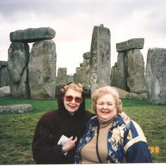 Louise & Donna at Stonehenge 001