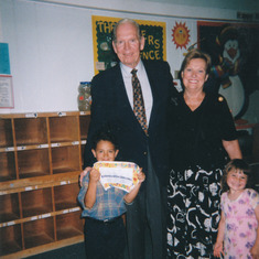 Devoted grandparents, at Chris's Kindergarten graduation