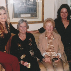 With close friends, Doris Haslwanter and Lyn Pickell