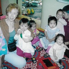 Louise at the Orphanage in Mongolia