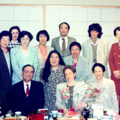 1993 Farewell Party  by Childbirth Professionals (photo by Dr. Shigeko Horiguchi)