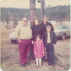 Louise and Larry steve Brent and Stacey 1974