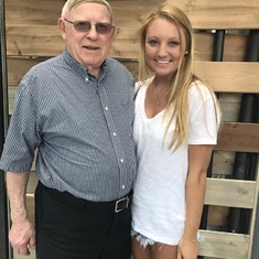 Grandpa and granddaughter Sydney 5/27/2017