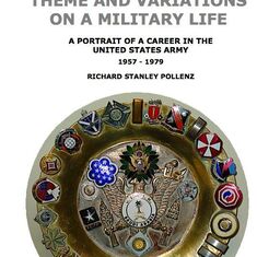 Cover of Military Career Book - Plate with Assignment Medals