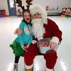 Lucas dressed up as Santa and visited his little sister's Sparks group! He was the best big brother!