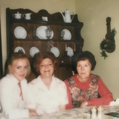 Lucille in the middle with Naomi Martin (right), Hank's sister whom my mother had a loving and close relationship.