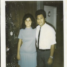 Mom and Dad Christmas Photo