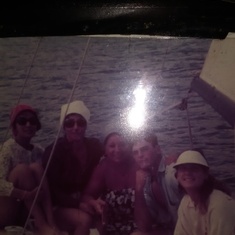 Hawaii.. Amelia(Mel) Lucy(Mom)Betty Ron and Pam(me)