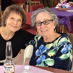 Aunties Lynn and Betty at Mom's Celebration of Life 8-17-19