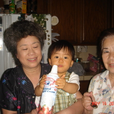 Grammie, Austin and Great Gma Lucy - May 2006