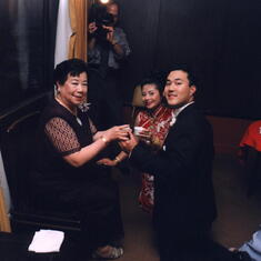 grandma lucy - tea ceremony - July 2000