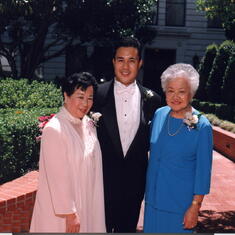 Grandma Lucy, Craig & Grandma May - July 2000