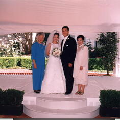 Grandma May, Lily, Craig & Grandma Lucy - July 2000