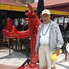 Uncle Sung at the Crazy Lobster, New Orleans