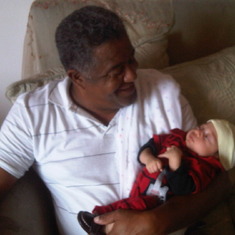 Con abuelito Luis