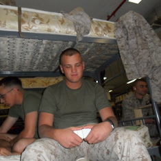 Luke's fellow Marine, Jason, shared photos from his service in Afghanistan