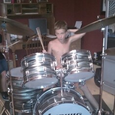 Dawson on the Drums