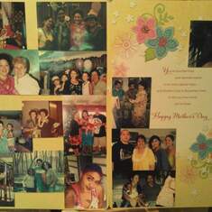 This beautiful arrangement of pics was made by Lydia's dear friend Aunty Val !