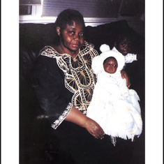 Mommy with her grandchildren , Lydia Tanitoluwa Ajide and Orejesu Jemima Ajide