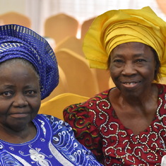 Mommy with her friend Mama Osundele