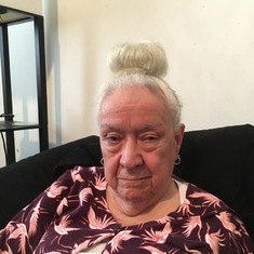 Grandma and a bun 