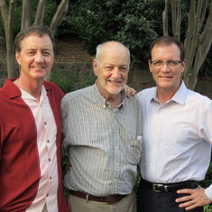 Dad visits Atlanta to see Jersey Boys with Michael, Kevin, Mom and Jacqueline. May 2012