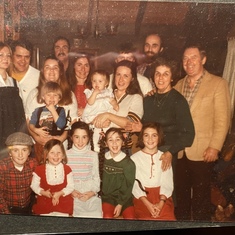 Family at Christmas 1983