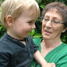 Jack with his Nanny Lyn