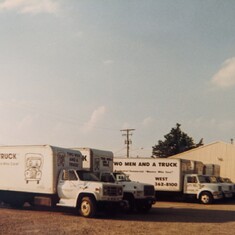 After Using Two Men and a Truck in Michigan, Mom and Dad Bought a Franchise and Moved Back to Ohio. This was the Original TMT Office.