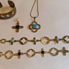 Some of Mom's Jewelry she Designed