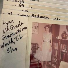 Mom's 8th Grade Graduation. 1960