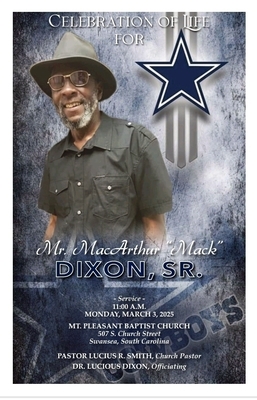 Mac Arthur Dixon, Sr.