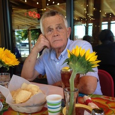 Dad at Red Iguana in Salt Lake (he didn't really like it but always humored me)