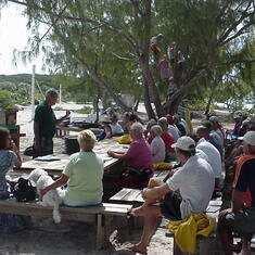 Beach Church @ Volleyball Beach, Exumas 2004