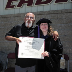 Cass and Bethani at her law school graduation. May 2010