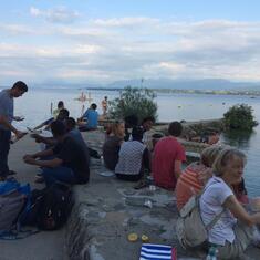 On behalf of Andrea Goovaerts: Picnicat Nyon plage with asylum seekers July 2016