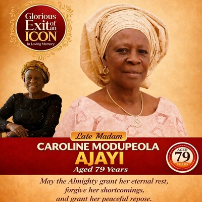 Modupeola Caroline Ajayi (Nee Ojuyemi)