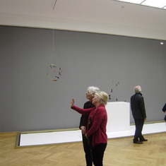 Madeleine and Jeannette at Calder exhibit 2012