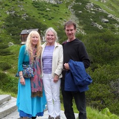 after enjoying the wildflowers above Klosters
