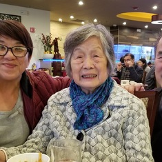 Mom was blessed by loving caregivers, some who had studied the Bible with her decades earlier. This one is Sally Ng. 1/18/2018
