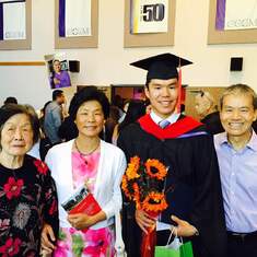 Auntie Madeline attending Chris’ gradation from Western Seminary in July 2015.