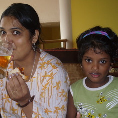 Enjoying her Beer. Goa Oct 2nd 2009