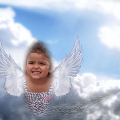 Fly high our Lil guardian angel dance with ur Lil bare foot and show them how u can dance 